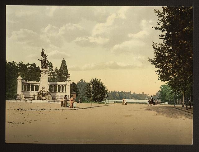 Tête dOr park Lyons Vintage A4 Photo Print