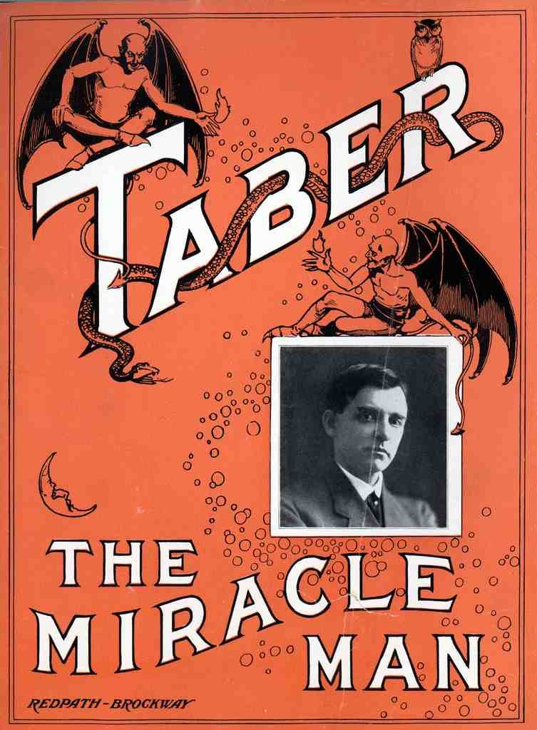 Taber Magic Magician Vintage A4 Photo Print