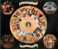 Table with scenes of the seven deadly sins by Bosch A4 Photo Print