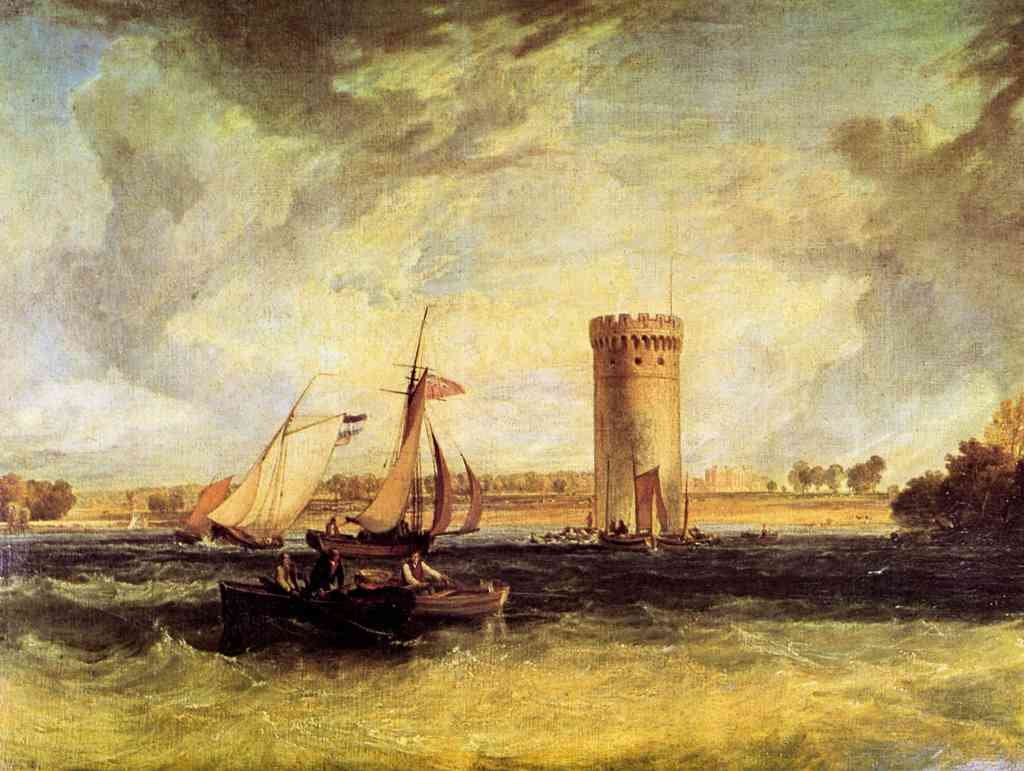 Tabley Windy Day Joseph Mallord Turner A4 Photo Print