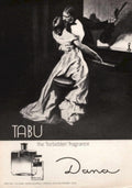 Tabu Perfume Fragrance 1960s Vintage Retro Advert