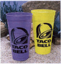 Taco Bell Cups Vintage Retro Advert Poster A4 Photo Print