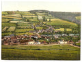 Taddiport from Castle Hill Torrington Vintage A4 Photo Print