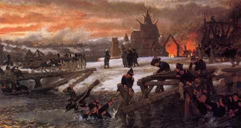 TademThe Crossing Of The River Berizin1812 A4 Photo Print