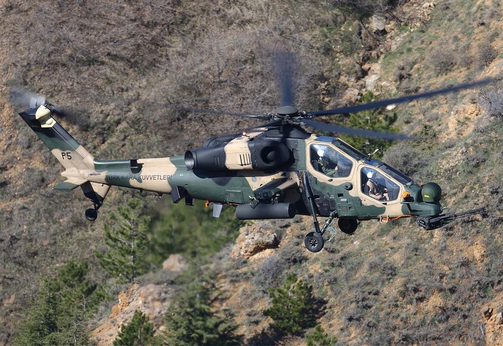 Tai T129 Atak Attack Helicopter Turkey A4 Photo Print