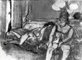 Taking A Rest Degas A4 Photo Print