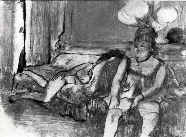 Taking a rest by Degas A4 Photo Print