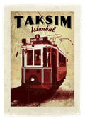 Taksim Tram 223 Vintage Retro Advert Poster A4 Photo Print