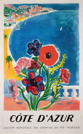 TalCoteDazur Vintage Advert A4 Photo Print