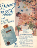 Talcum Powder Vintage 1930s Vintage Retro Advert Poster
