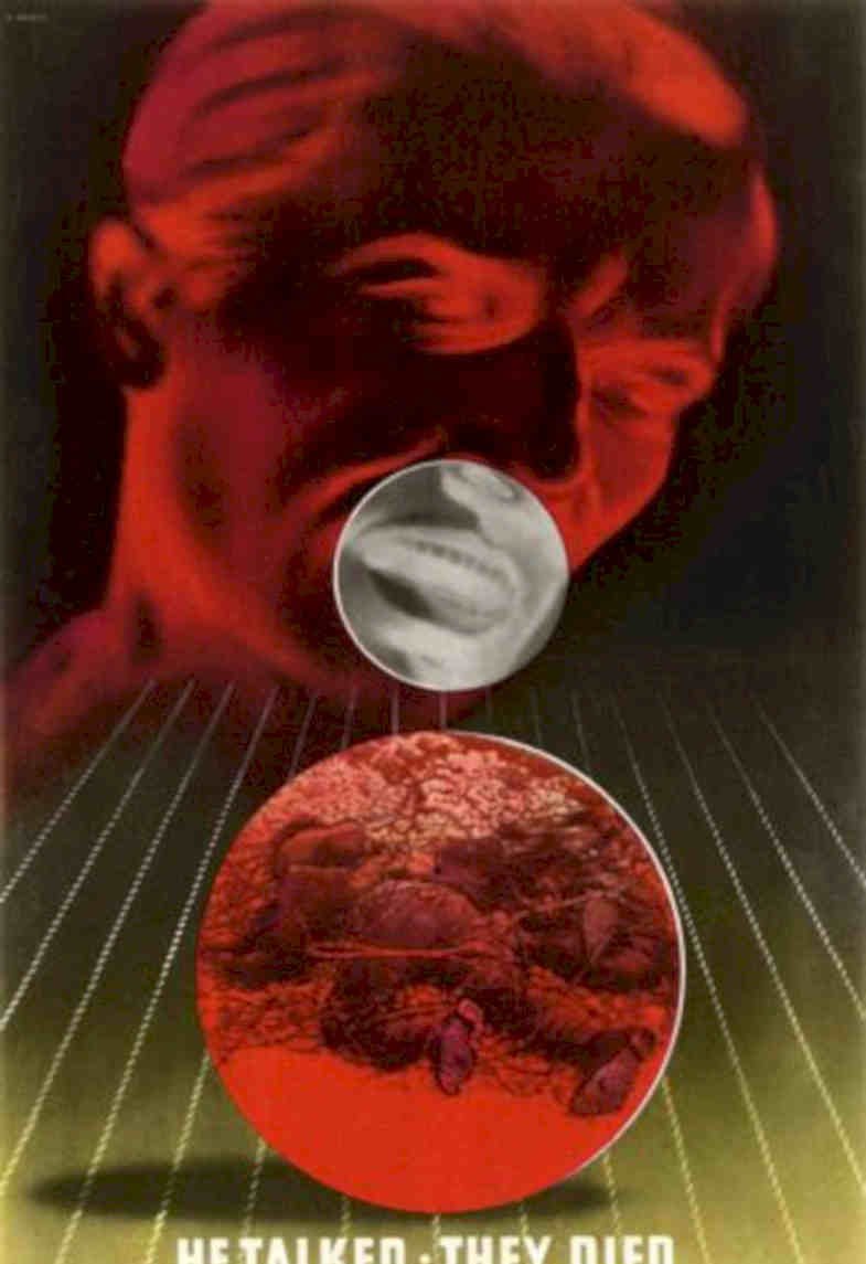 Talking Death Poster Vintage Retro Advert Poster A4 Photo Print