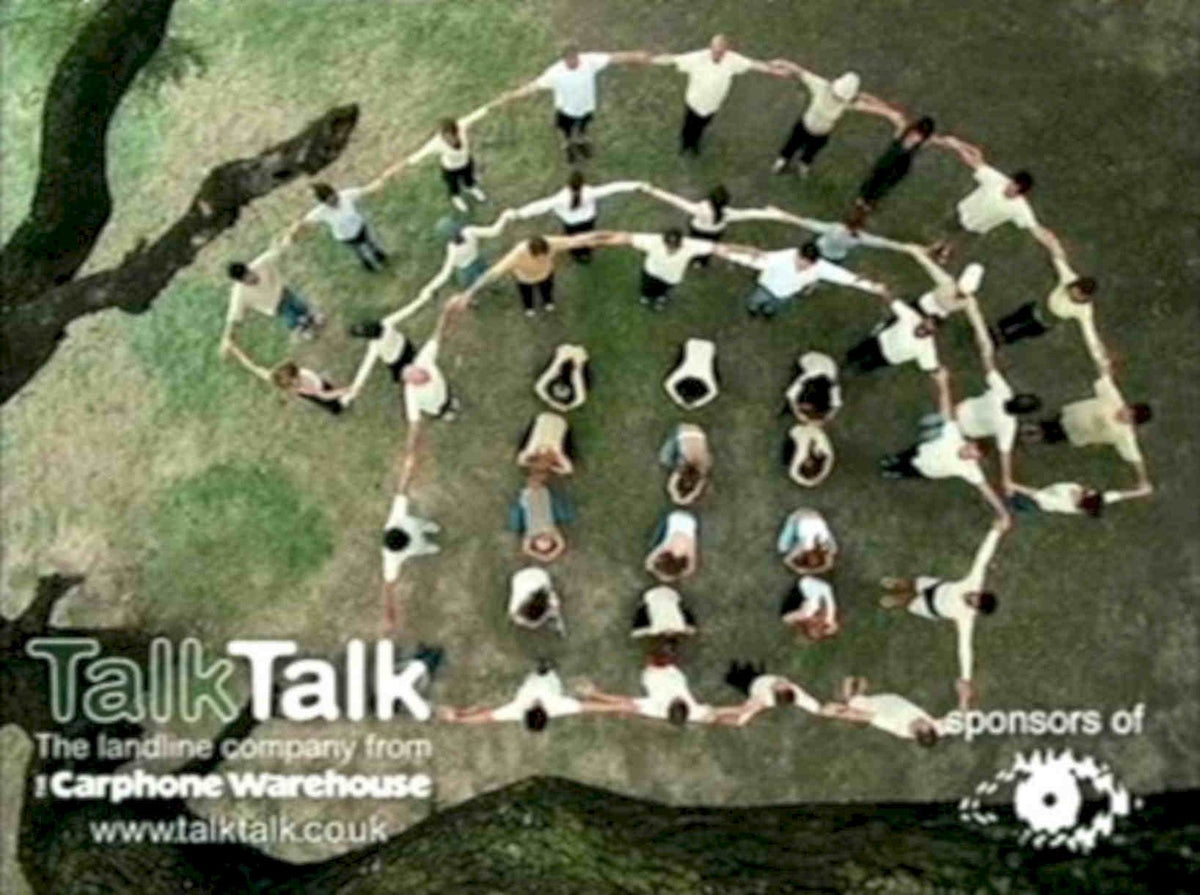 Talktalk People Circle Vintage Retro Advert Poster A4 Photo Print