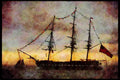 Tall Sail Boats Ship 257022 USS Constitution, _Old Ironsides,_ USA A4 Limited Edition Watercolour Print