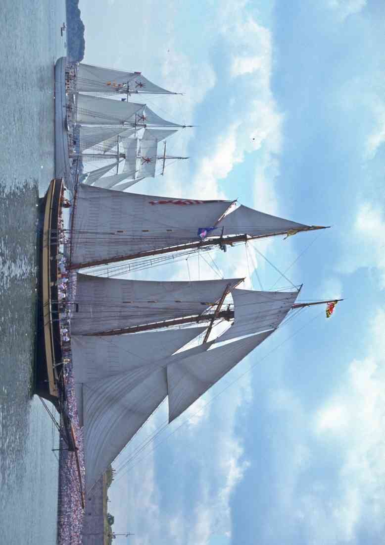 Tall Sail Boats Ship 257026 Shabad Oman And Pride Of Baltimore A4 Photo Print