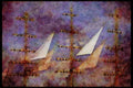Tall Sail Boats Ship 257099 Mir, Square Rig Ship, Russia A4 Limited Edition Watercolour Print