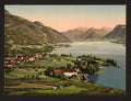 Talloires Annecy Vintage A4 Photo Print