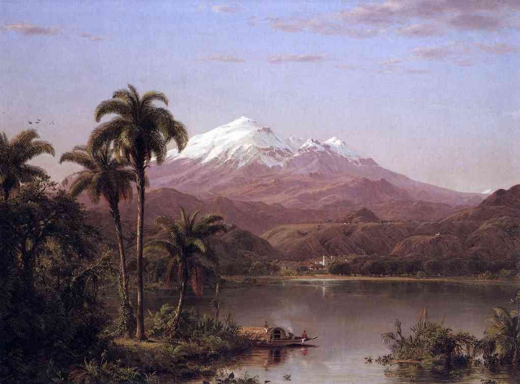 Tamaca Palms Frederick Edwin Church A4 Photo Print