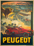 TamagnoPeugeot Advert A4 Photo Print