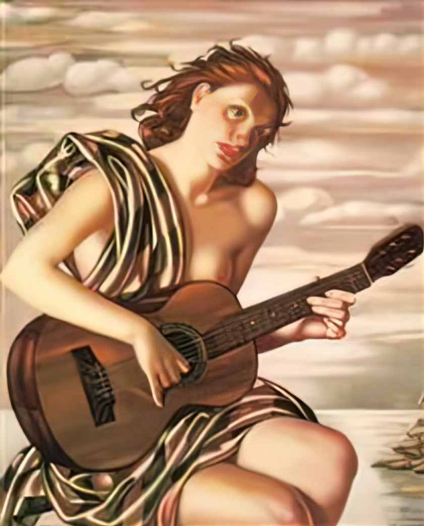 Tamara de Lempicka amethyst 1946 Art A4 Photo Print