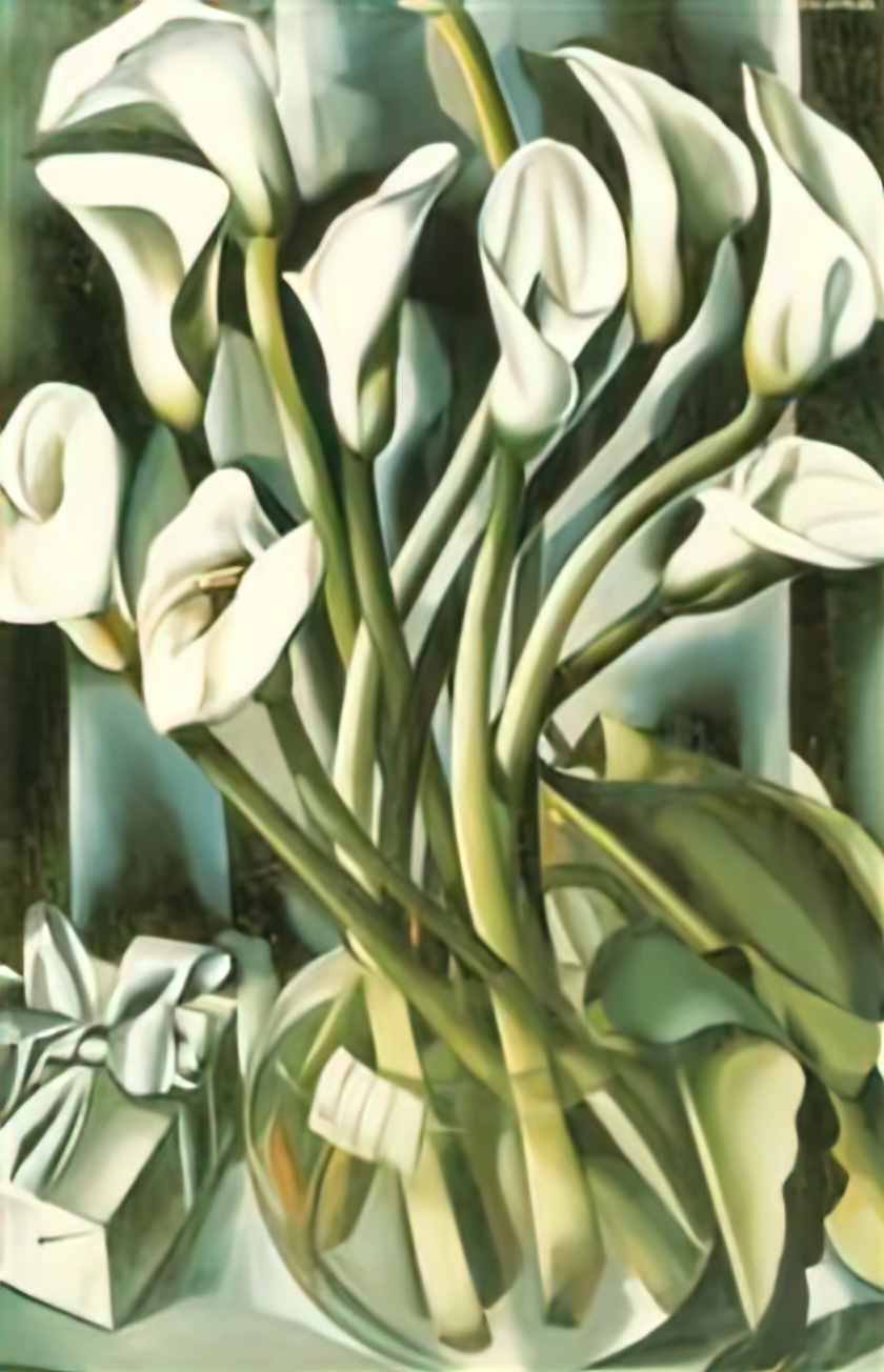 Tamara de Lempicka calla lillies 1941 Art A4 Photo Print