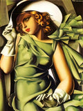 Tamara de Lempicka girl with gloves 1929 Art A4 Photo Print