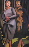 Tamara de Lempicka irene and her sister 1925 Art A4 Photo Print