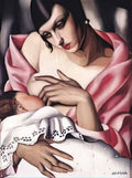 Tamara de Lempicka maternity 1928 Art A4 Photo Print
