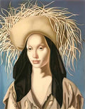 Tamara de Lempicka mexican girl 1948 Art A4 Photo Print