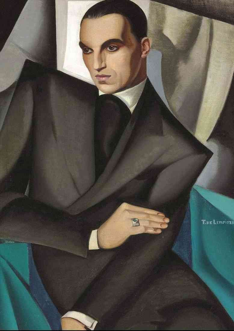 Tamara de Lempicka portrait of marquis sommi A4 Photo Print