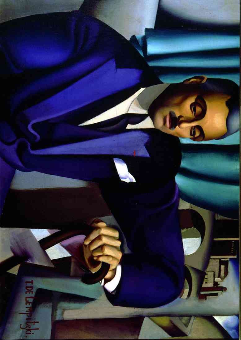 Tamara de Lempicka portrait of prince eristoff 1925 A4 Photo Print