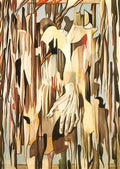 Tamara de Lempicka surrealist hand 1947 Art A4 Photo Print