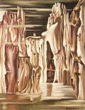 Tamara de Lempicka surrealist landscape Art A4 Photo Print