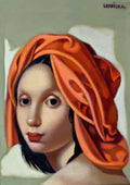 Tamara de Lempicka the orange turban A4 Photo Print