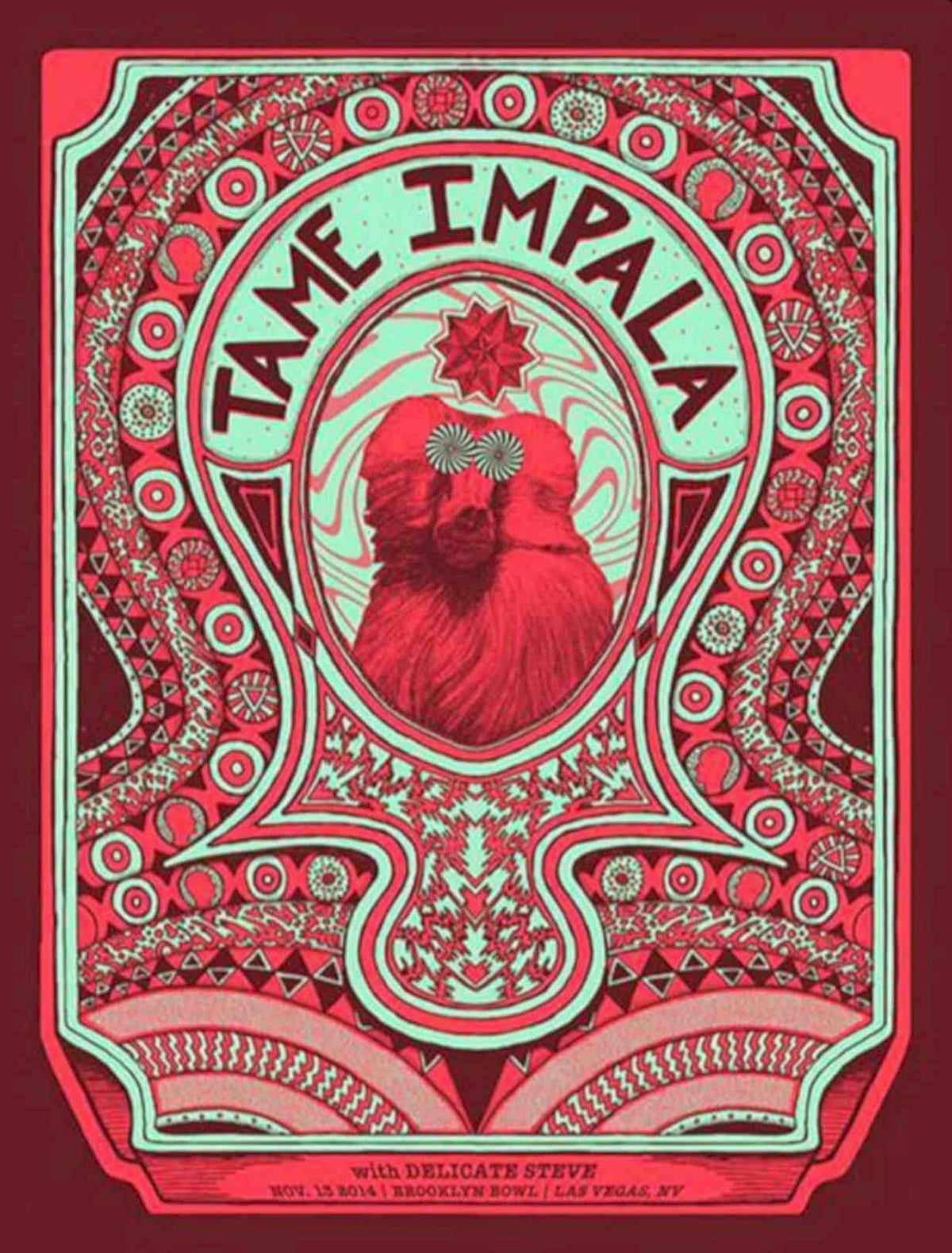 Tame Impala Delicate Vintage Retro Advert Poster A4 Photo Print