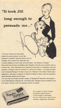 Tampadx Mirrors Pads 1950s Vintage Retro Advert Poster