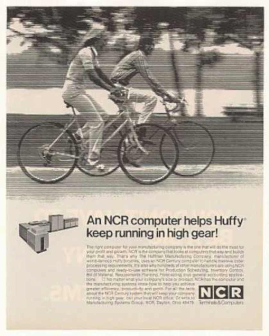 Tandem Bicycles Ncr Vintage Retro Advert Ads A4 Photo Print