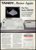 Tandy 3000 Hd 4 Vintage Retro Advert Ads A4 Photo Print