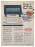 Tandy 600 Diskette Vintage Retro Advert Ads A4 Photo Print