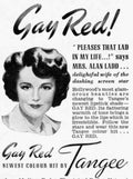Tangee Red Lipstick Vintage Retro Advert Poster A4 Photo Print