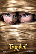 Tangled Vintage Retro Advert Poster A4 Photo Print