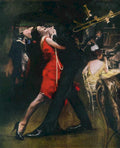Tango Couple Dance Vintage Retro Advert Ads A4 Photo Print