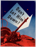 Tank Sign Desert American World War II Advert Poster