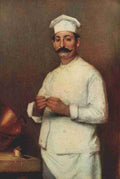 Tanoux Adrian Henri 1865 1923 Appletons Booklovers Mag 1903 The Chef A4 Photo Print