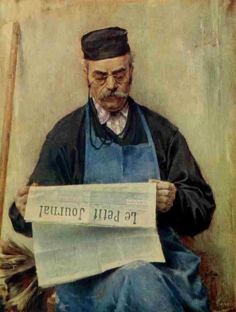 Tanoux Adrian Henri 1865 1923 Appletons Booklovers Mag 1903 The Concierge A4 Photo Print