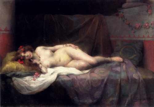 Tanoux Adrien Henri L Odalisque A4 Photo Print