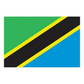 Tanzania Flag N1793 A4 Photo Print