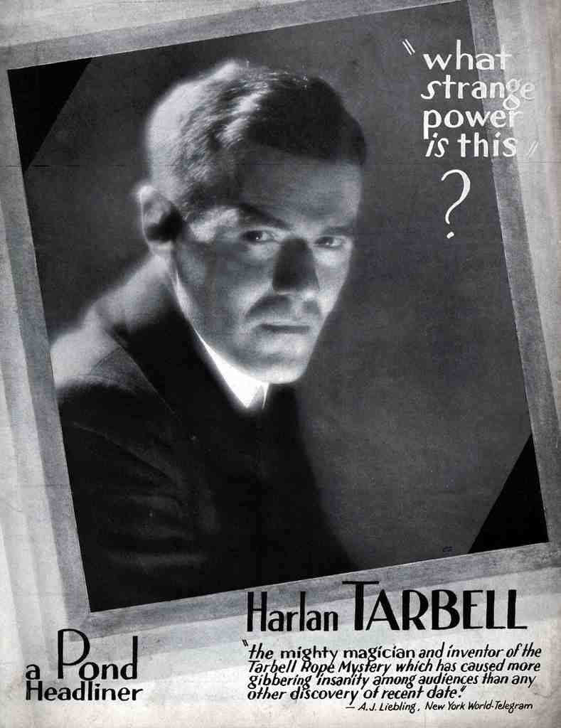 Tarbell 3 Magic Magician Vintage A4 Photo Print