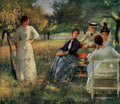 Tarbell Edmund C 1862 1938 Appletons Booklovers 1904 In the Orchard A4 Photo Print