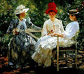 Tarbell Edmund In A Garden Usc A4 Photo Print