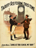 Tariff Reform Clock Vintage Retro Advert Poster A4 Photo Print